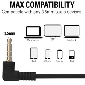 Maeline Bulk Earbuds Headphones with Microphone, Noise Isolating Wired Earphones with Powerful Heavy Bass Stereo, Compatible with Android, iPhone, iPad, Laptops, MP3, Fits 3.5mm - 50 Pack - Black - Image 7