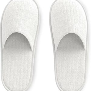 Maeline Bulk Pairs Disposable House Slippers for Family, Guests - Mixed Multi Color Indoor Home Spa Hotels Office Slipper for Women, Men - Image 3